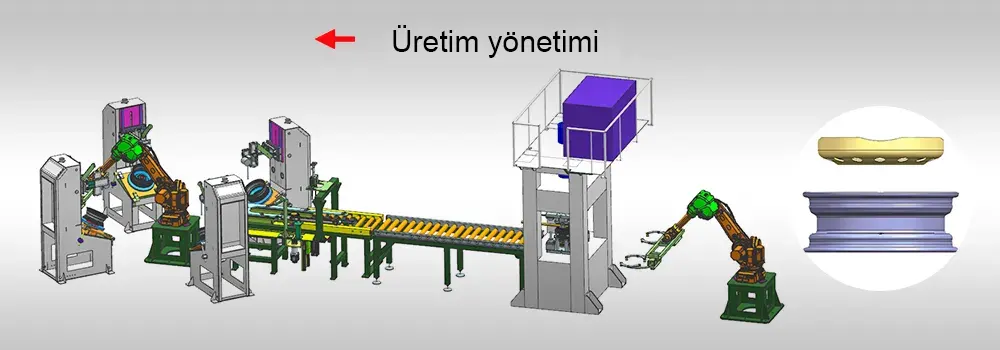 Tam Otomatik Çelik Jant ve Disk Montaj Hattı